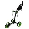 Axglo TriLite 3 Wheel Golf Trolley | Black/Green 2 Axglo TriLite 3 Wheel Golf Trolley | Black/Green -FootJoy Store Axglo TriLite Wheel Golf Trolley Black Green 1