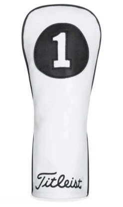 Titleist White & Black Leather Headcovers TA20TASCWB -FootJoy Store Titleist White Black Leather Headcovers TA20TASCWB 97