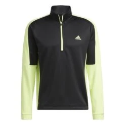 Adidas Colourblock Primegreen 1/4 Zip Golf Top HC5572