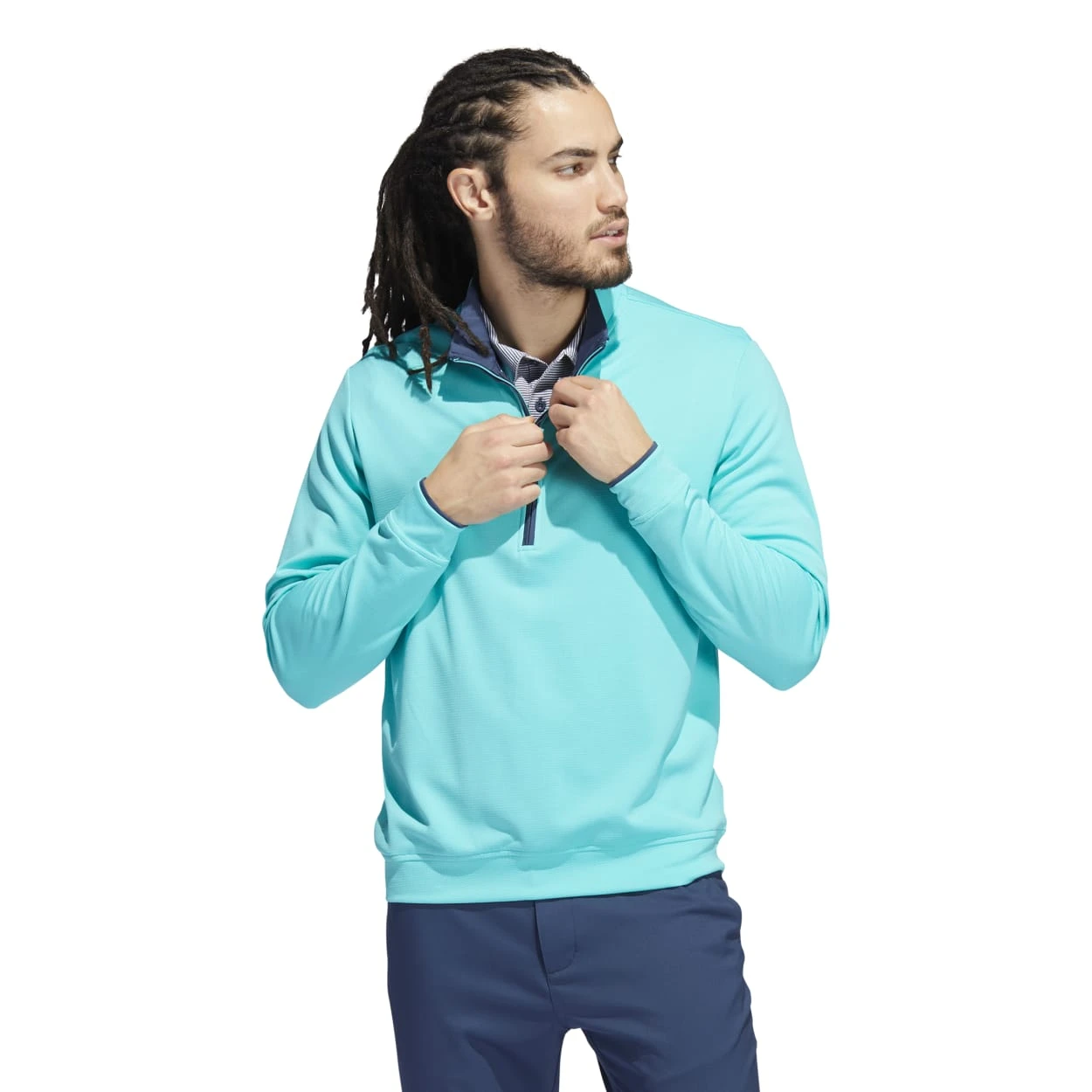 Adidas Primegreen UPF Lightweight 1/4 Zip Golf Pullover H56800 4 Adidas Primegreen UPF Lightweight 1/4 Zip Golf Pullover H56800 - Image 2