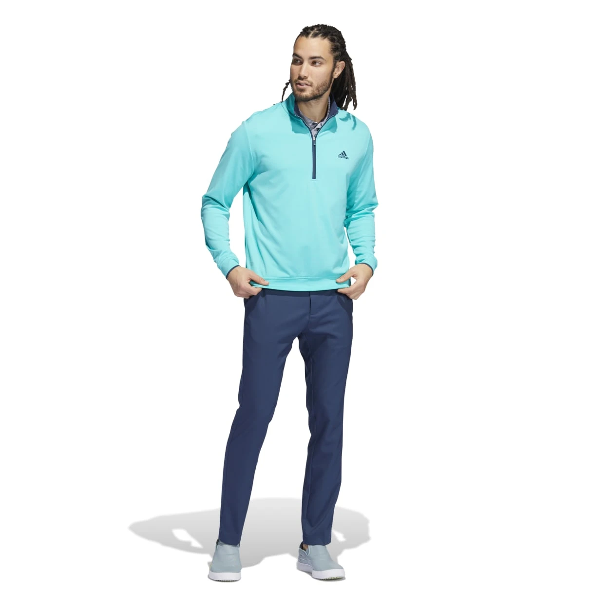 Adidas Primegreen UPF Lightweight 1/4 Zip Golf Pullover H56800 7 Adidas Primegreen UPF Lightweight 1/4 Zip Golf Pullover H56800 - Image 5